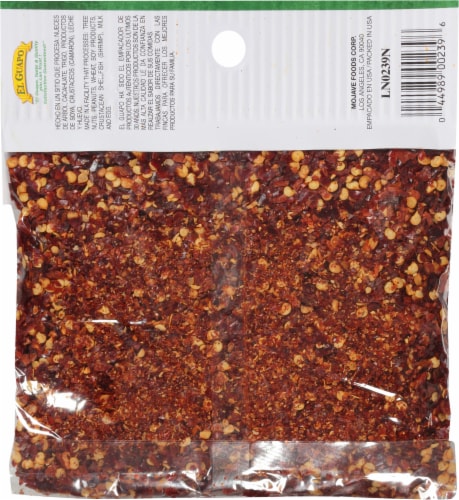 El Guapo® Chile Quebrado Crushed Chili Seasoning Perspective: back