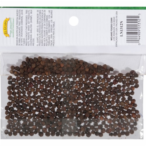 El Guapo Whole Black Pepper Perspective: back