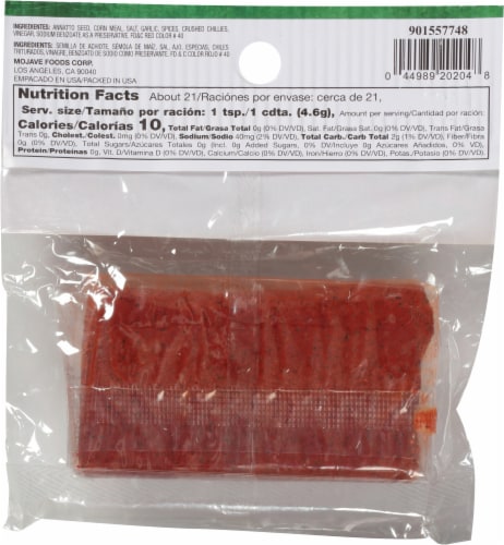 El Guapo® Spiced Annatto Paste Perspective: back