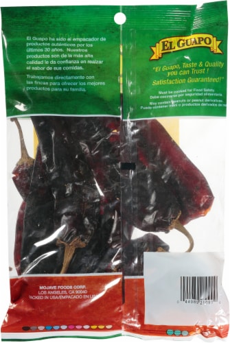 El Guapo® New Mexico Chile Pods Perspective: back