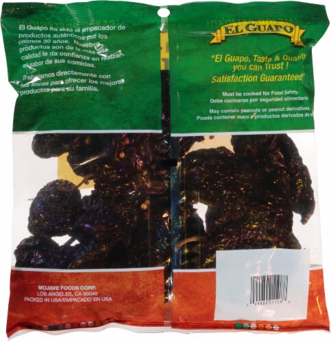 El Guapo® Pasilla-Ancho Chile Pods Perspective: back