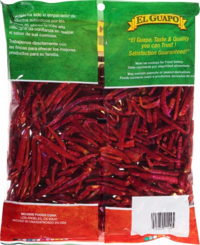 El Guapo® Arbol Chili Pods Perspective: back