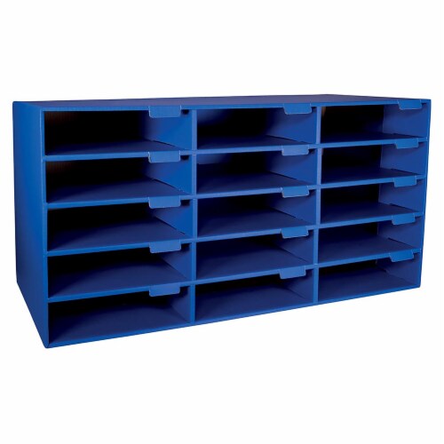 Classroom Keepers Corrugated Mailbox, 31.5 x 12.88 x 16.38, Blue Classroom Keepers Corrugated Mailbox, 31.5 x 12.88 x 16.38, Blue