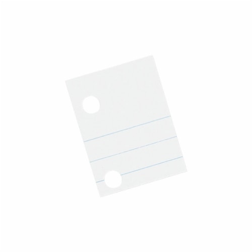 Pacon Composition Paper, 5-Hole, 8 X 10.5, Wide/Legal Rule, 500/Pack 2441 Perspective: back
