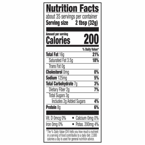 Peter Pan Gluten Free Creamy Peanut Butter Made with Roasted Peanuts Perspective: back