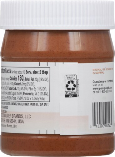 Peter Pan™ Honey Roast Natural Almond Butter Perspective: back