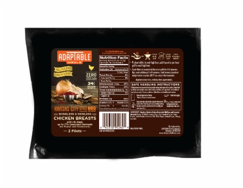 AdapTable Meals® Kansas City Style BBQ Chicken Breast Filets Perspective: back