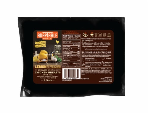 AdapTable Meals® Lemon Peppercorn Chicken Breast Filets Perspective: back