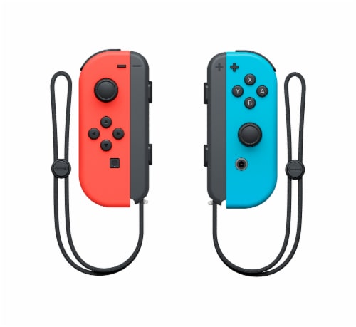 Nintendo Switch™ Joy-Con Neon Controller - Red/Neon Blue Perspective: back
