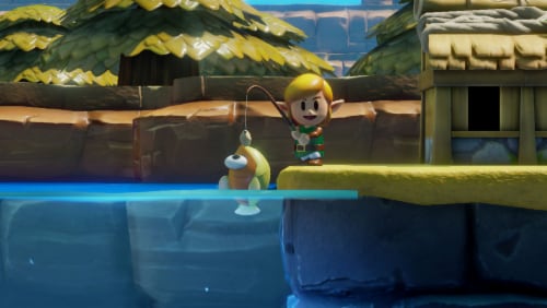 The Legend of Zelda Link's Awakening (Nintendo Switch) Perspective: back