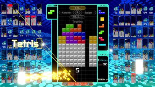 Tetris 99 (Switch) Perspective: back