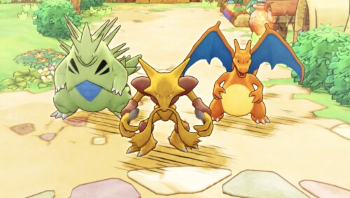 Pokemon Mystery Dungeon Rescue Team DX (Nintendo Switch) Perspective: back