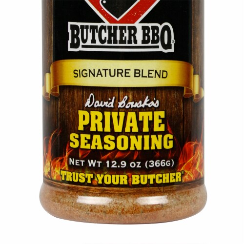 Butcher BBQ Private Seasoning Signature BBQ Rub Seasoning Gluten Free 12.9 Oz Perspective: back