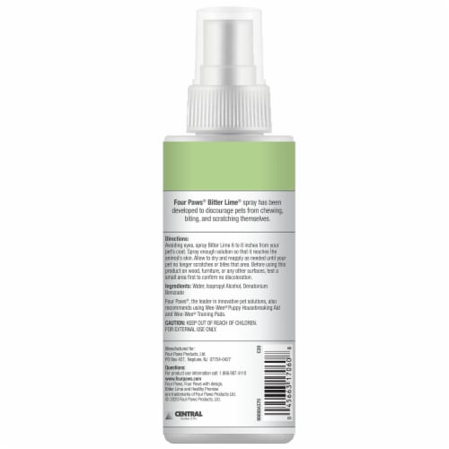 Four Paws® Bitter Lime Pump Spray Perspective: back