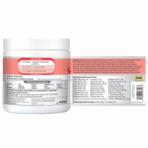 Four Paws Cat Multi Vitamin Soft Chews Perspective: back