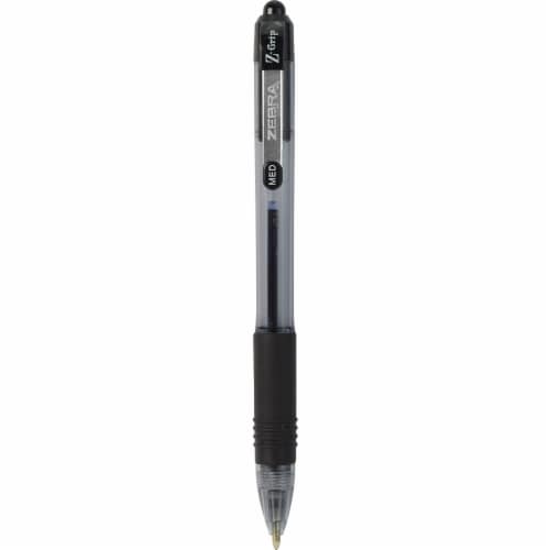 Zebra Z-Grip Retractable Black Ink Medium Ballpoint Pen Perspective: back