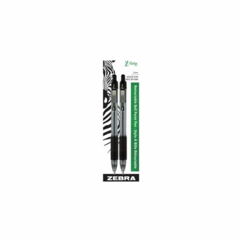 Retractable,Fine Ballpoint Pen,Black Perspective: back