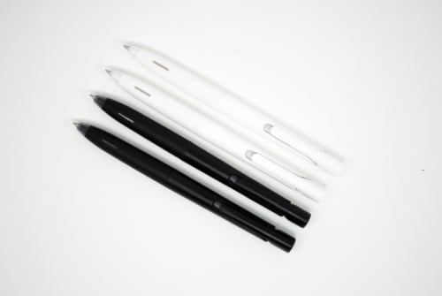 Zebra Pen Retractable Ballpoint Pen, Bold Point, 0.7 mm, Black, Barrel Perspective: back