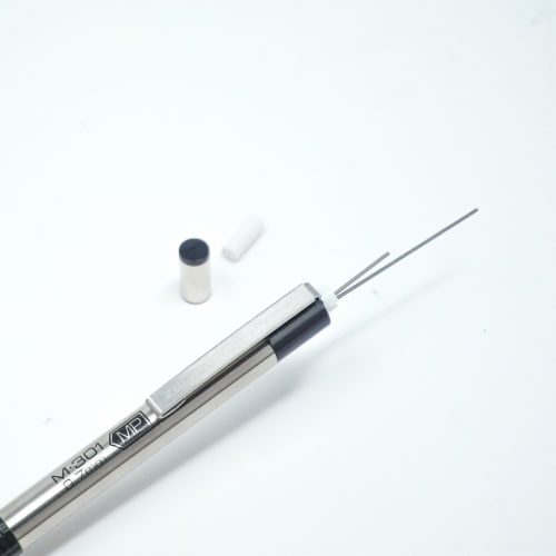 Zebra M-301 Mechanical Pencil, 0.7 mm, HB #2 Graphite, Black Grip, 2-Pack Perspective: back