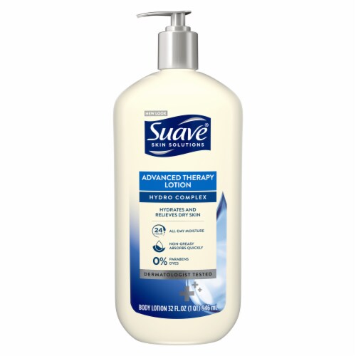 Suave Skin Solutions Advanced Therapy Body Lotion Perspective: back