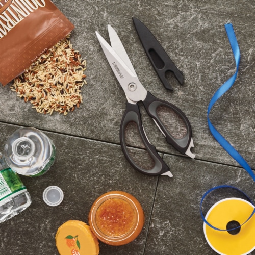 Farberware Ultimate Kitchen Shears - Grey/Black Perspective: back