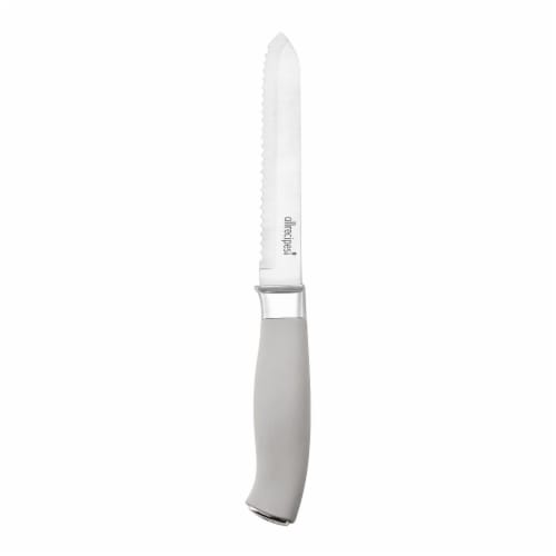 Allrecipes Poly Serrated Utility Knife - Gray Perspective: back