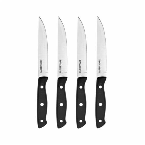 Farberware Steak Knife Set - Black Perspective: back