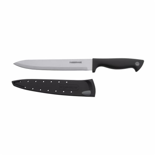 Farberware® EdgeKeeper® Slicing Knife - Black/Grey Perspective: back