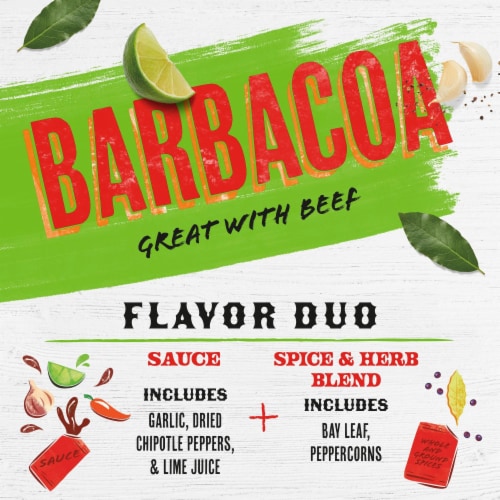 Mezco™ Barbacoa Sauce & Spice Blend Flavor Duo Seasoning Perspective: back