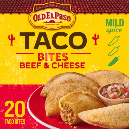 Old El Paso Taco Bites Beef and Cheese Perspective: back