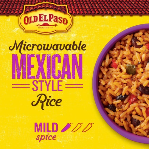 Old El Paso Mexican Style Rice Microwavable Rice Pouch Perspective: back