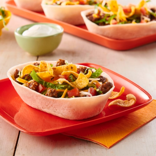 Old El Paso™ Soft Flour Tortilla Bowls Perspective: back