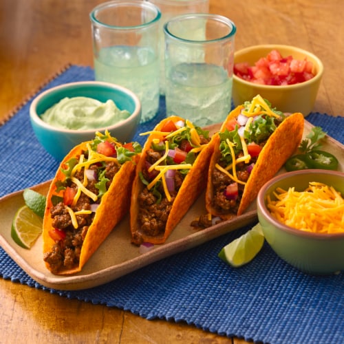 Old El Paso™ Stand 'N Stuff™ Bold Nacho Cheese Flavored Taco Dinner Kit Perspective: back
