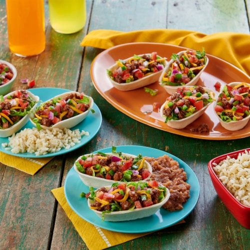 Old El Paso™ Soft Flour Tortilla Mini Bowls Perspective: back