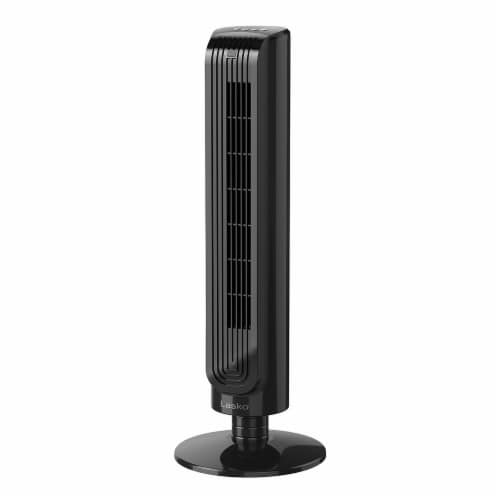 Lasko 32 Inch Slim Portable 3 Speed Oscillating Remote Control Tower Fan Perspective: back