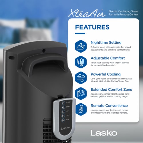 Lasko ultra air performance tower fan with fresh air ionizer deals
