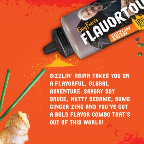 Flavortown Sizzlin' Asian Wing Sauce 14.6 oz Perspective: back