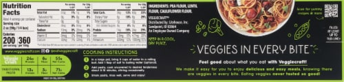 Veggiecraft® Farms Cauliflower Spaghetti Pasta Perspective: back