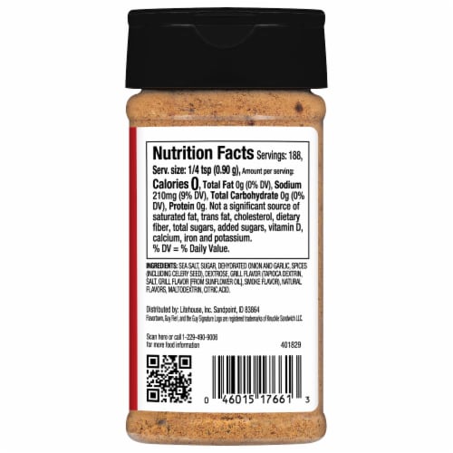 Flavortown Burger Joint Seasoning 6 oz Perspective: back