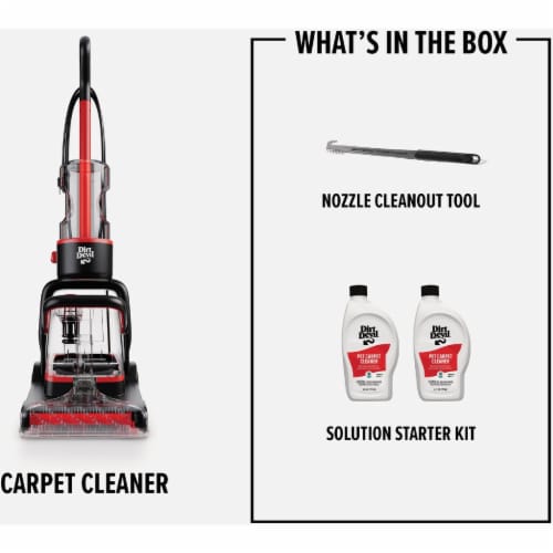 Dirt Devil Full Sized Carpet Cleaner Perspective: back