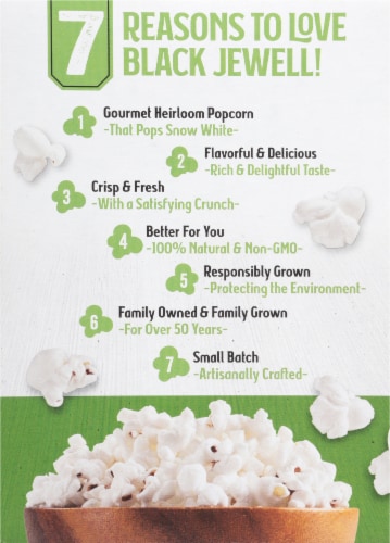 Black Jewell® Natural Gourmet Specialty Popcorn Perspective: back