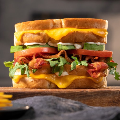 Sargento® Natural Sharp Cheddar Cheese Slices Perspective: back