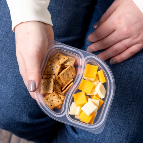 Sargento® Balanced Breaks® Monterey Jack and Mild Cheddar Cheese with Mini Wheat Thins Snack Pack Perspective: back
