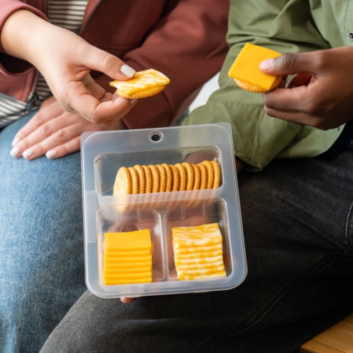 Sargento® Shareables Cheddar & Colby Jack Sliced Cheese with Ritz® Original Crackers Perspective: back
