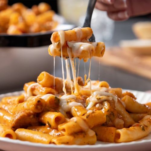 Sargento® McCormick® Mozzarella & Parmesan Shredded Cheeses with Crushed Red Pepper Perspective: back