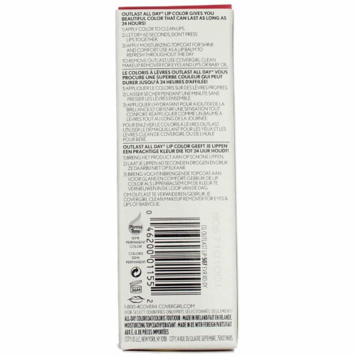 CoverGirl Outlast® 507 Ever Red-Dy All-Day Lip Gloss Perspective: back