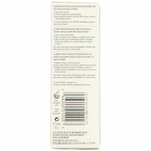 CoverGirl Outlast 760 Twilight Coffee Lip Color Perspective: back