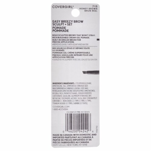 CoverGirl Easy Breezy Brow Sculpt Honey Brown 715 Set Perspective: back