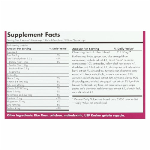 Yerba Prima Women's Renew Internal Cleansing Perspective: back