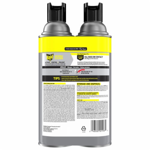 Raid® Wasp and Hornet Spray Value Pack Perspective: back